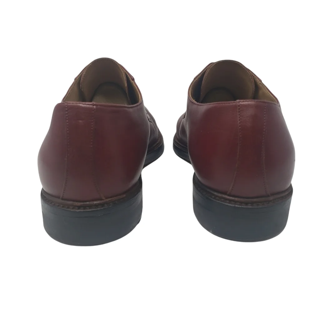 Thoma's Burgundy Leather Oxford Shoes Size Eur 45 US 11 Lace Up‎